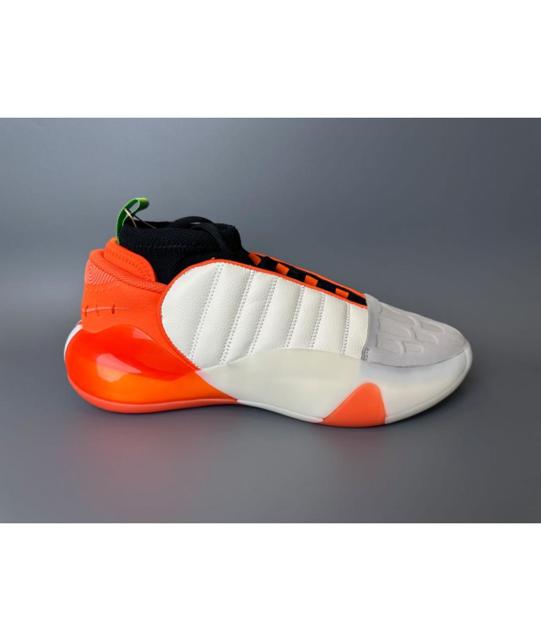 ADIDAS Оранжевое кожаные низкие кроссовки / кеды, фото 9