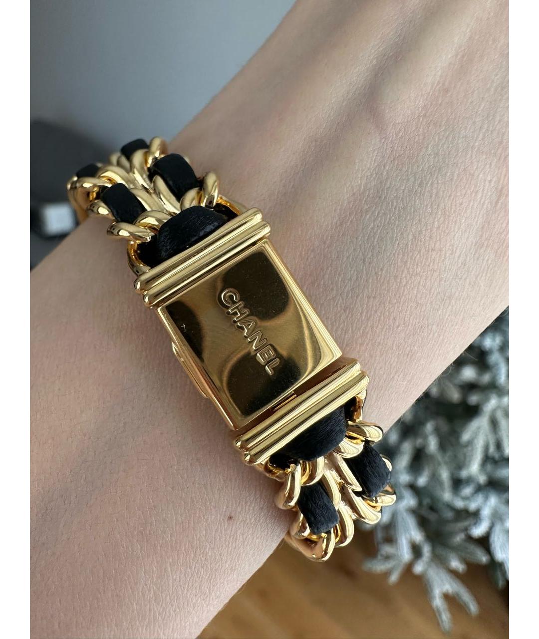 CHANEL PRE-OWNED Золотые позолоченные часы, фото 5