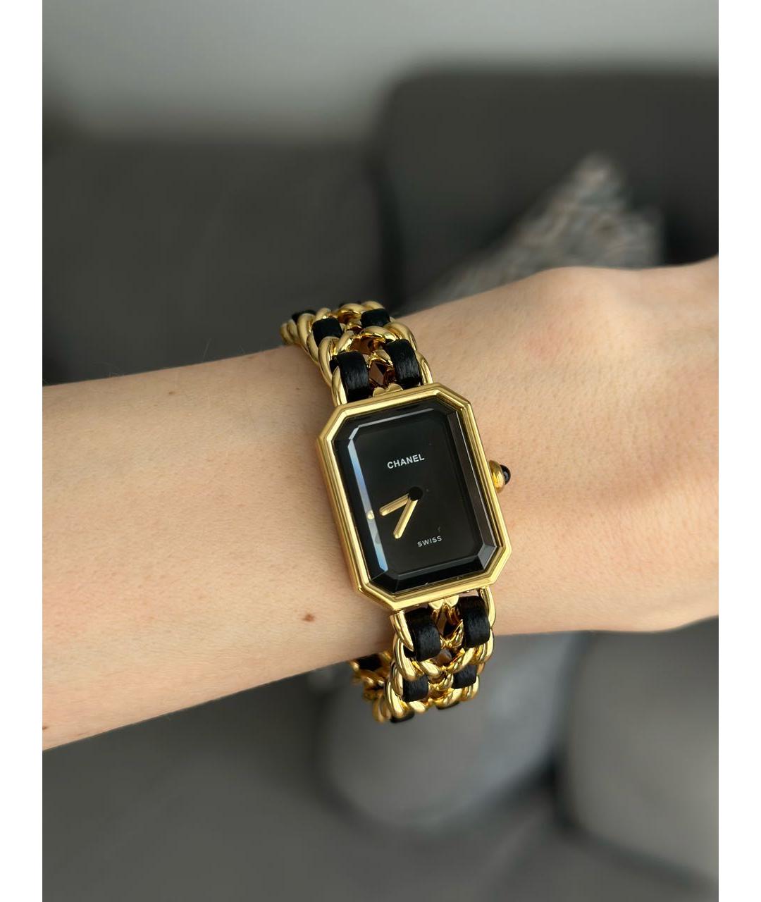 CHANEL PRE-OWNED Золотые позолоченные часы, фото 3