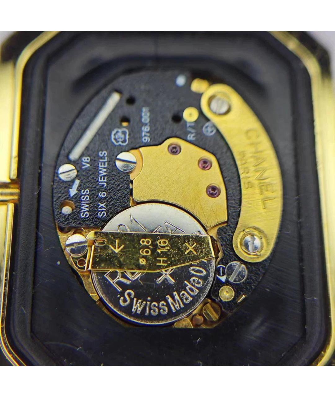 CHANEL PRE-OWNED Золотые позолоченные часы, фото 8