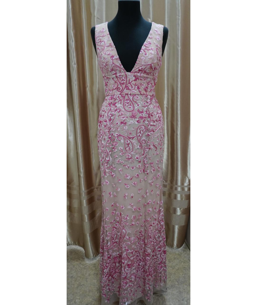 BCBG MAXAZRIA Розовое вечернее платье, фото 3