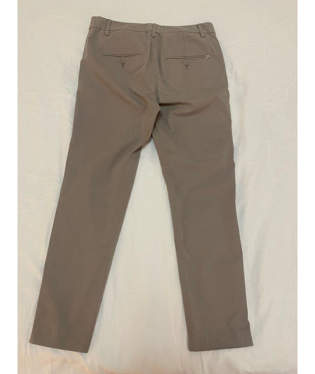 DONDUP Бежевые хлопковые брюки узкие, фото 4