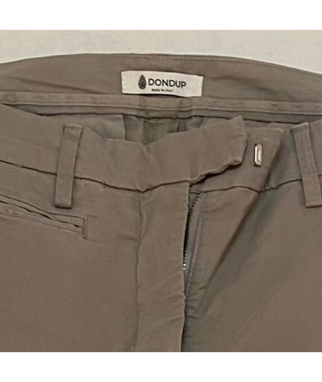 DONDUP Бежевые хлопковые брюки узкие, фото 2