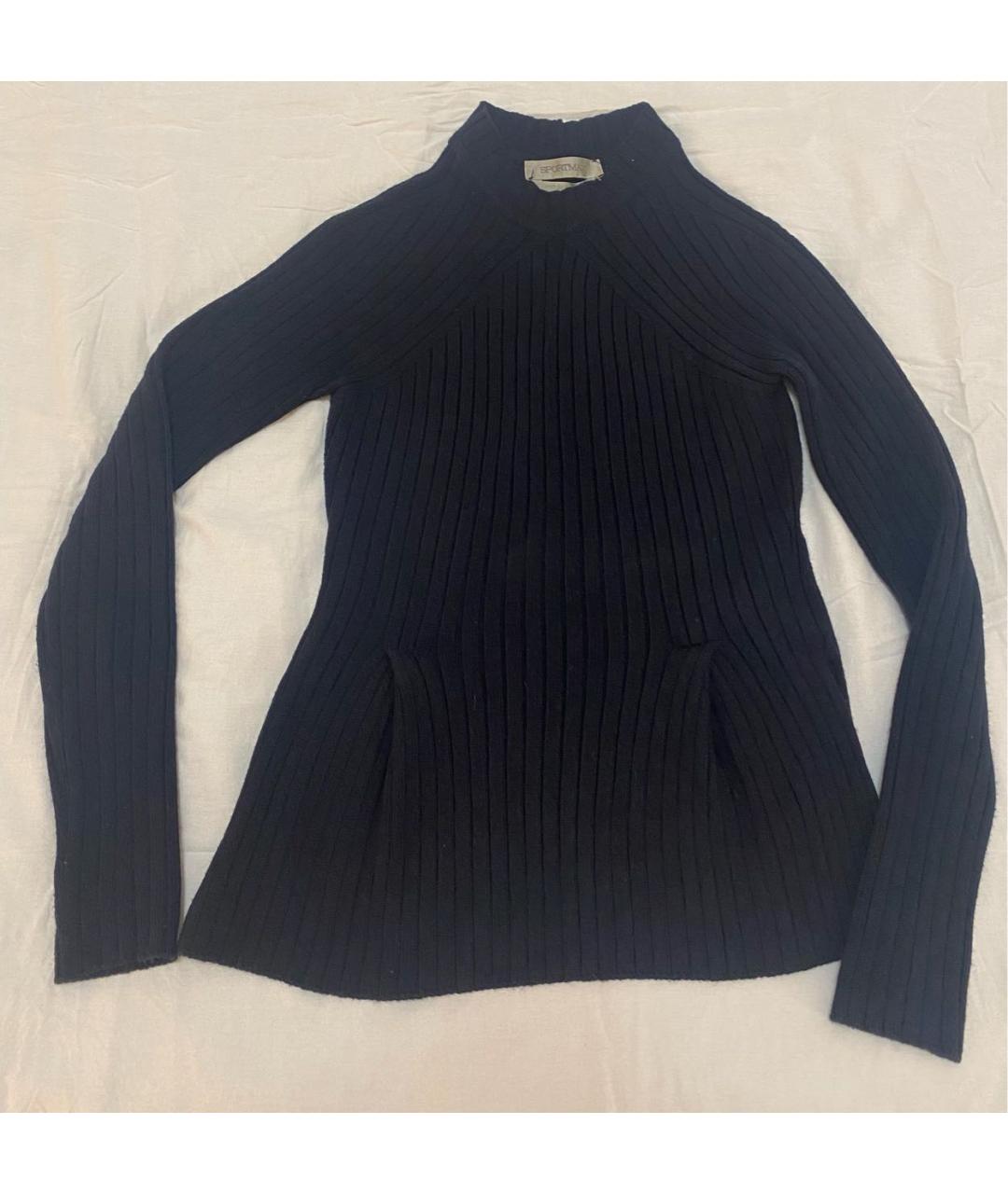 SPORTMAX Черный шерстяной джемпер / свитер, фото 7