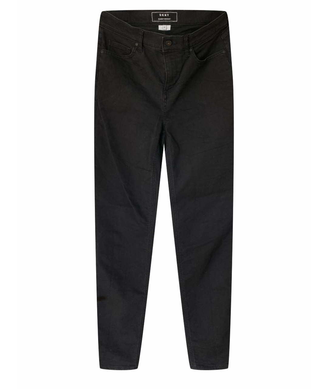DKNY Черные хлопковые прямые джинсы, фото 1