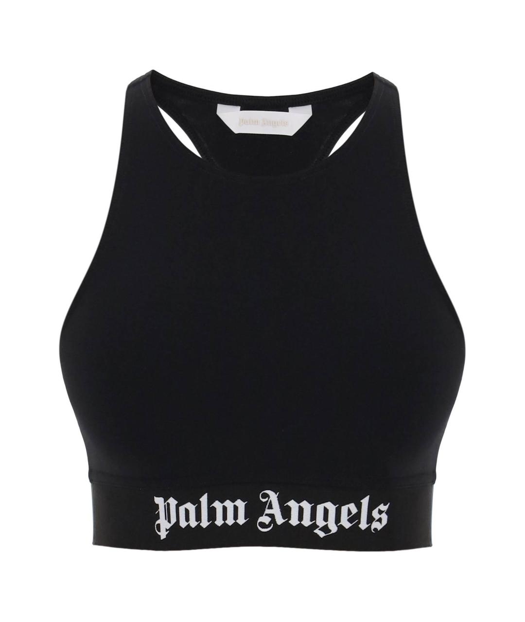 PALM ANGELS Черная майка, фото 1