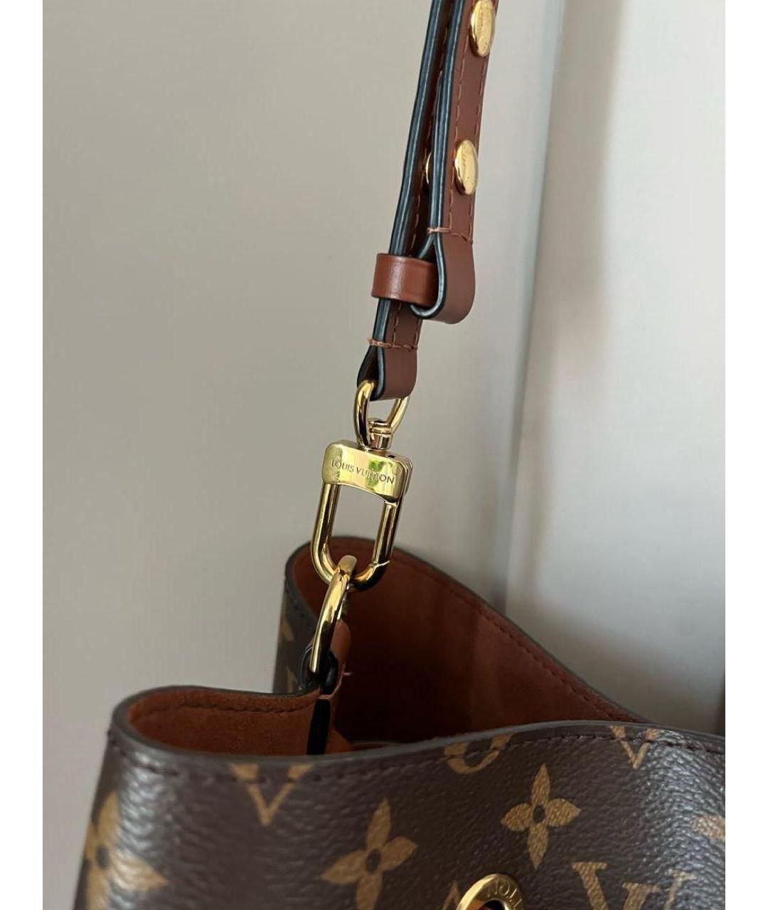 LOUIS VUITTON Коричневая сумка тоут, фото 4