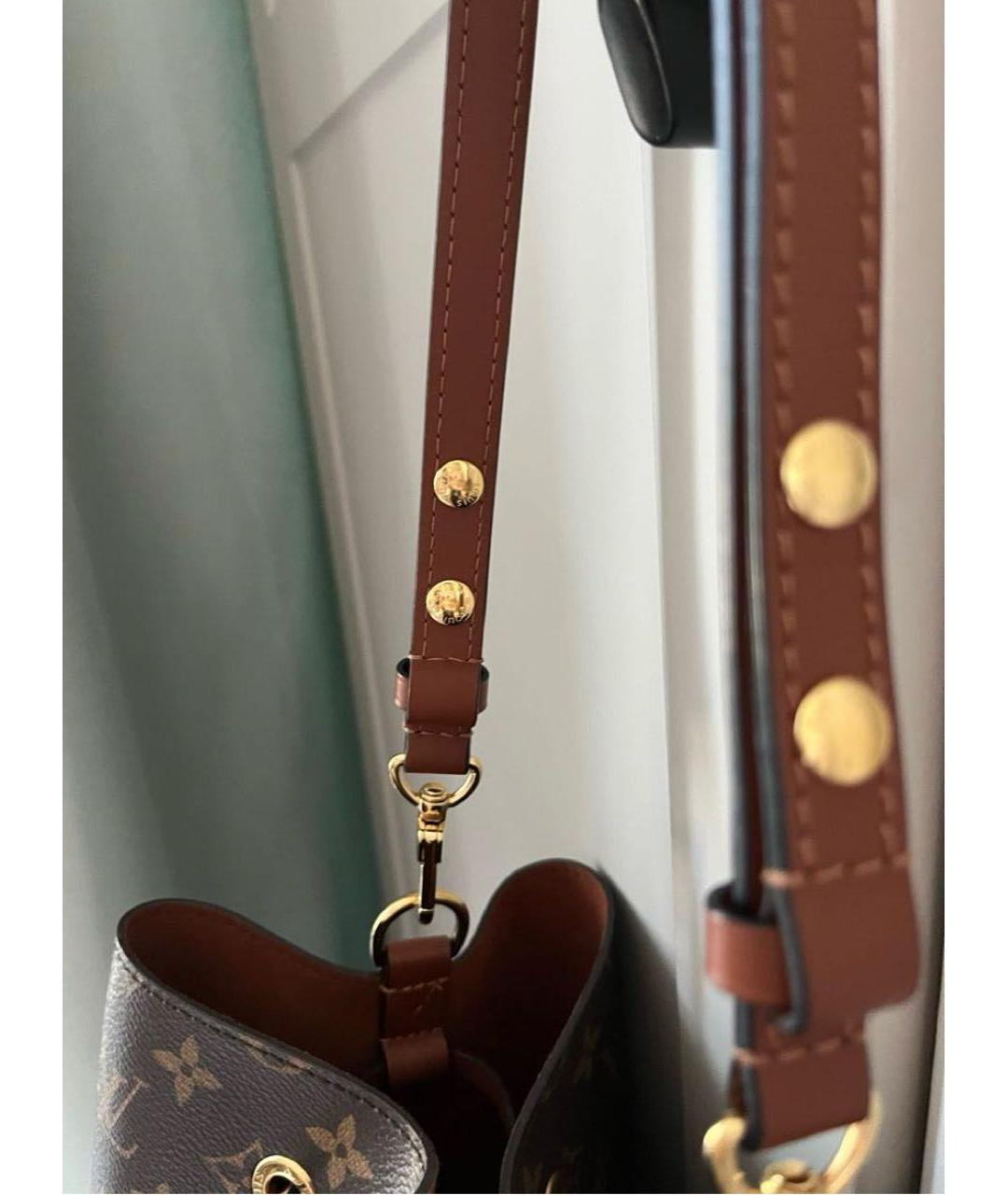 LOUIS VUITTON Коричневая сумка тоут, фото 5