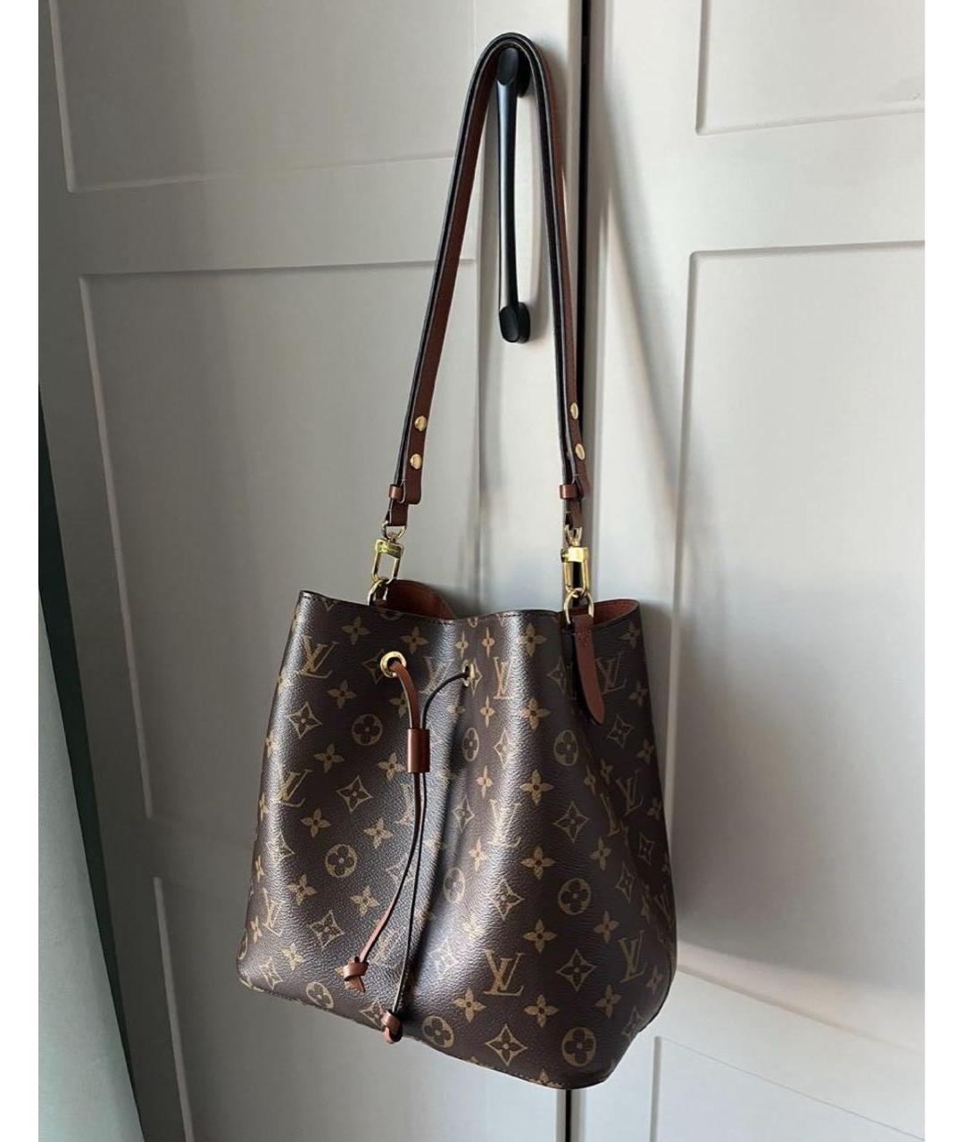 LOUIS VUITTON Коричневая сумка тоут, фото 2