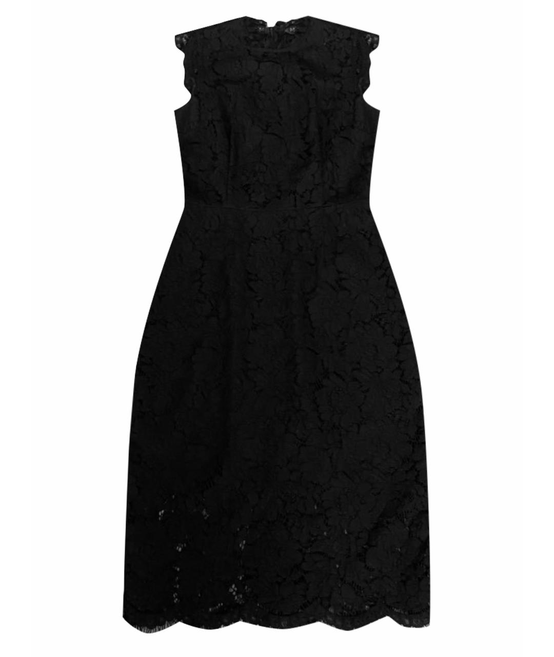 RACHEL ZOE Черное хлопковое вечернее платье, фото 1