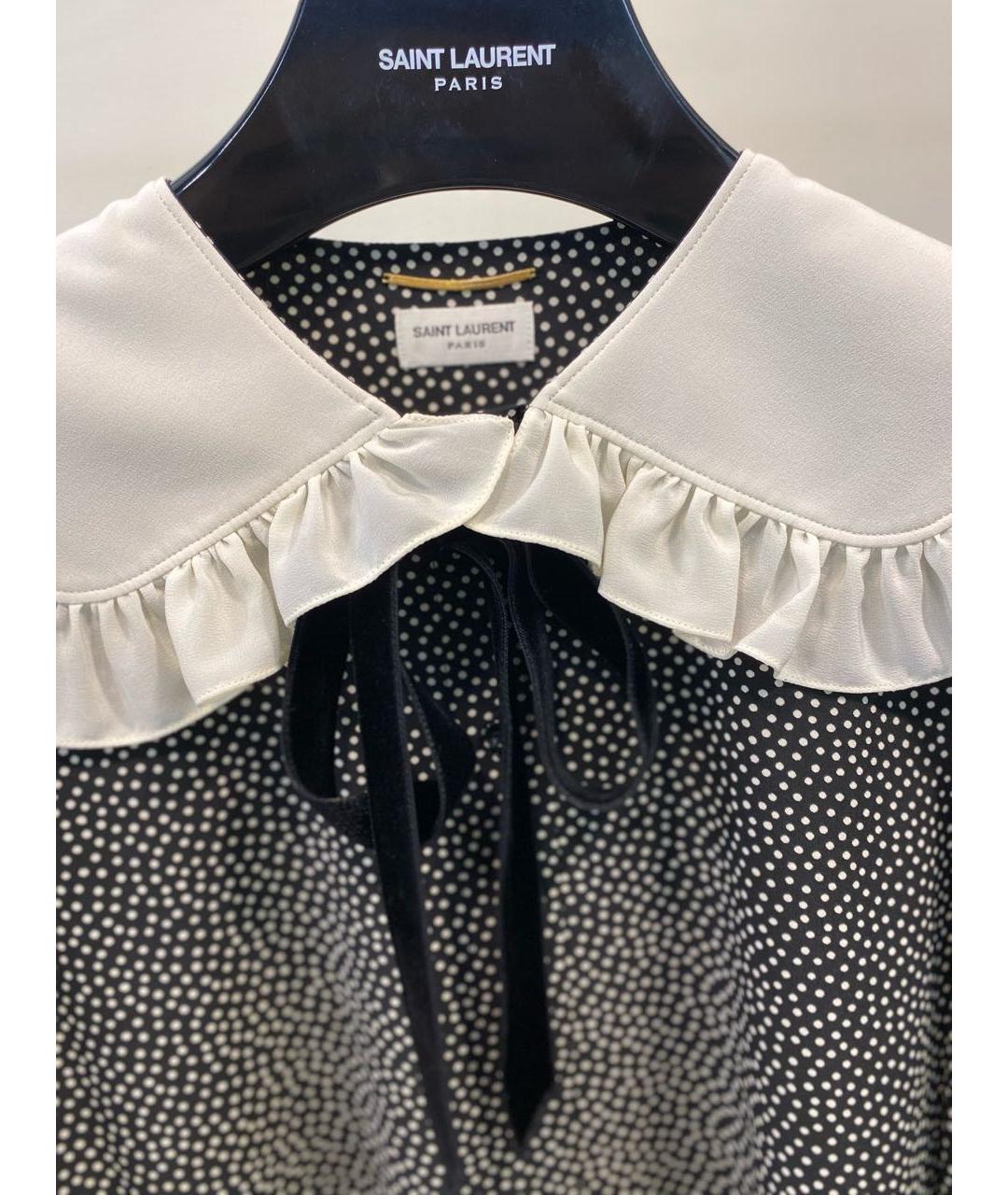 SAINT LAURENT Шелковая блузы, фото 3