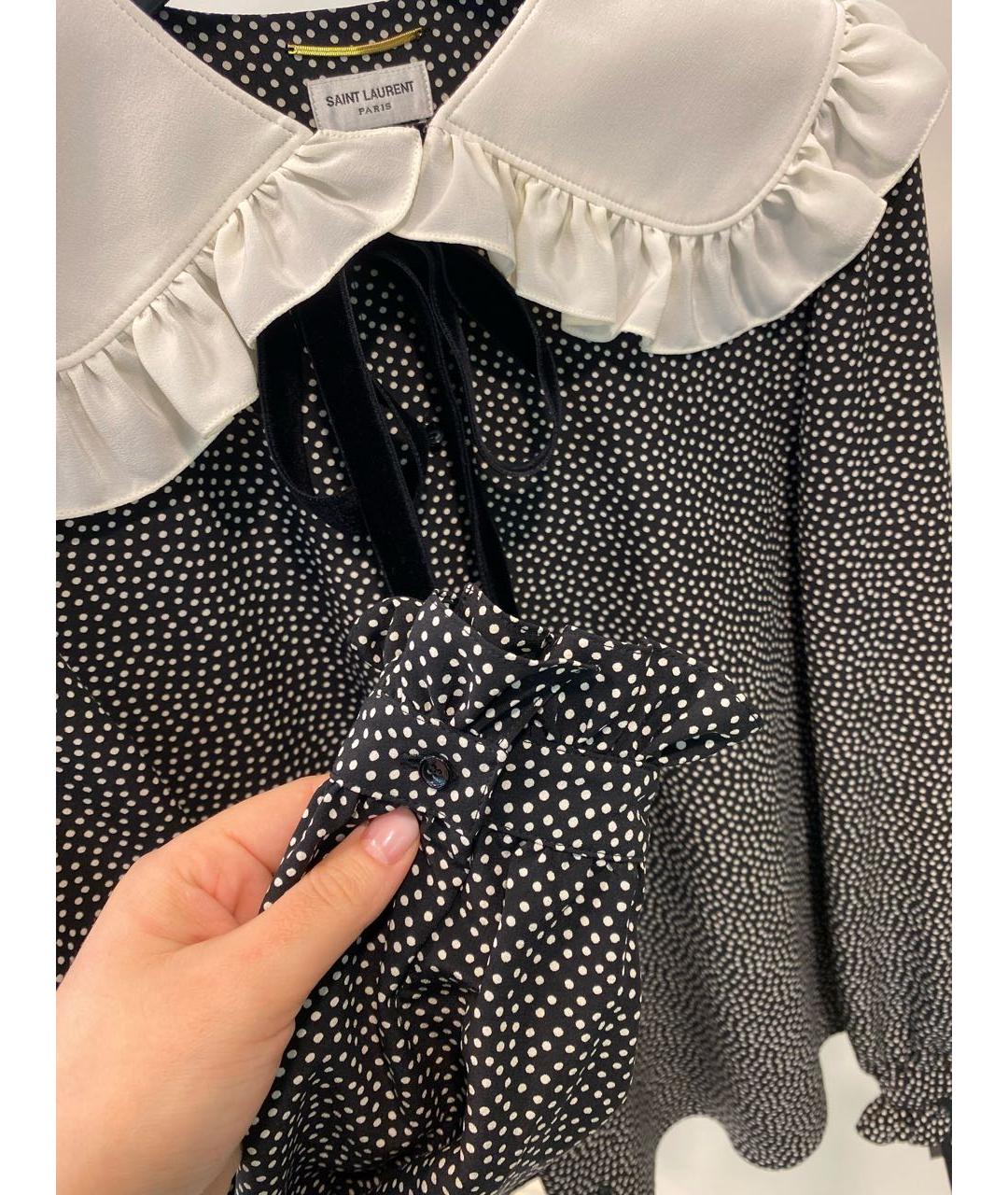 SAINT LAURENT Шелковая блузы, фото 6