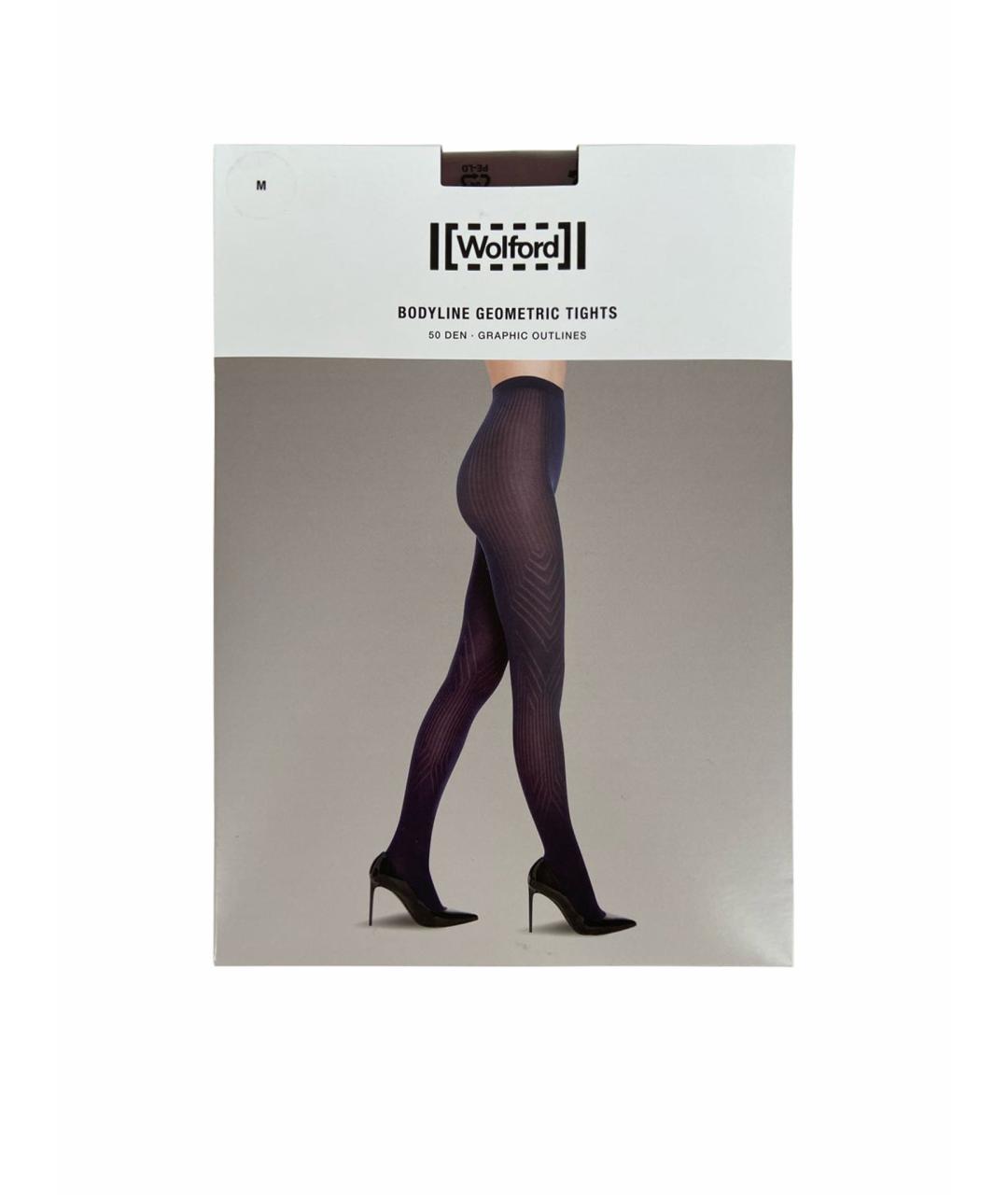 WOLFORD Бордовые носки, чулки и колготы, фото 1