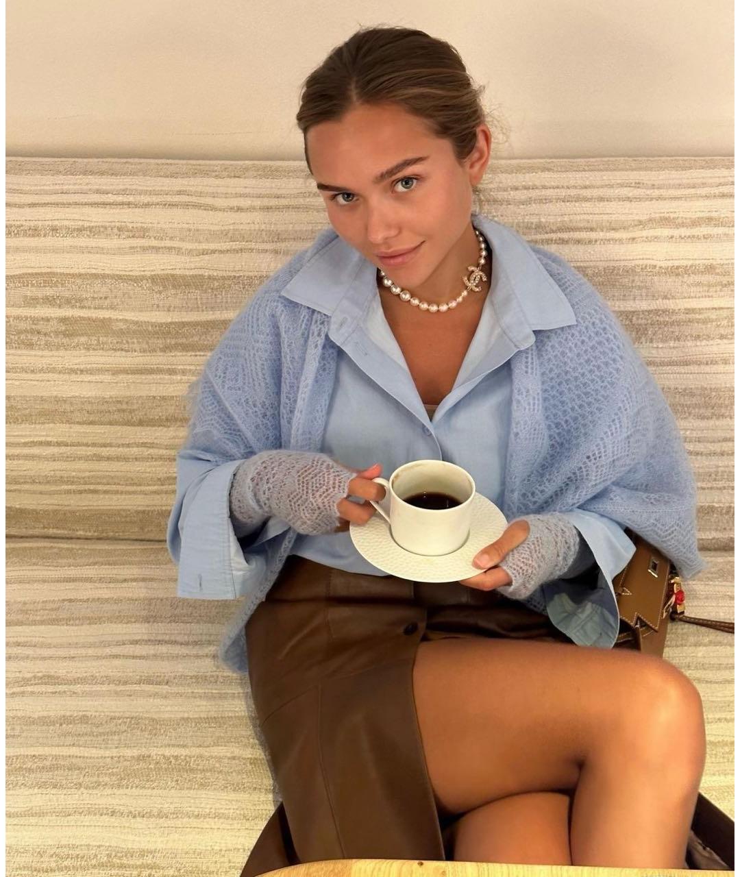 CHANEL Белое жемчужное колье, фото 3