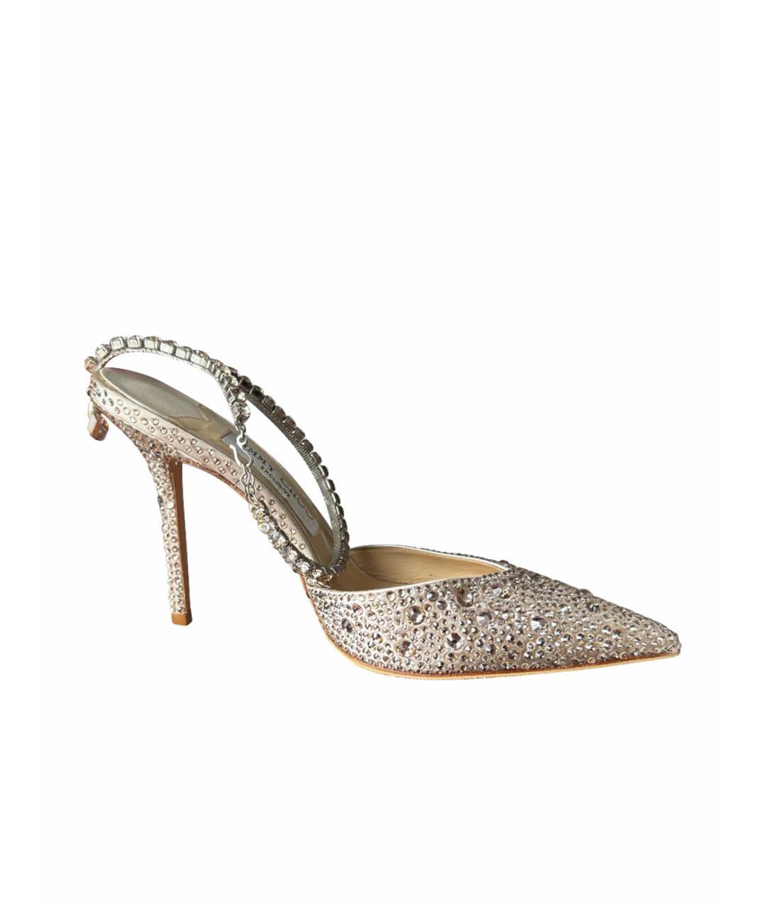 JIMMY CHOO Золотые туфли, фото 1