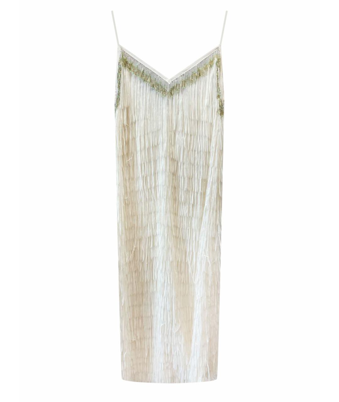 GRAVITEIGHT Белое полиэстеровое вечернее платье, фото 1