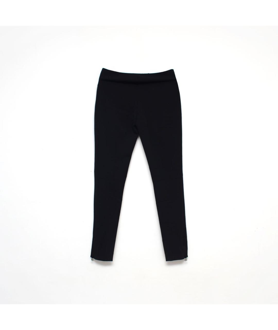 PIERRE BALMAIN Черные шерстяные брюки узкие, фото 2