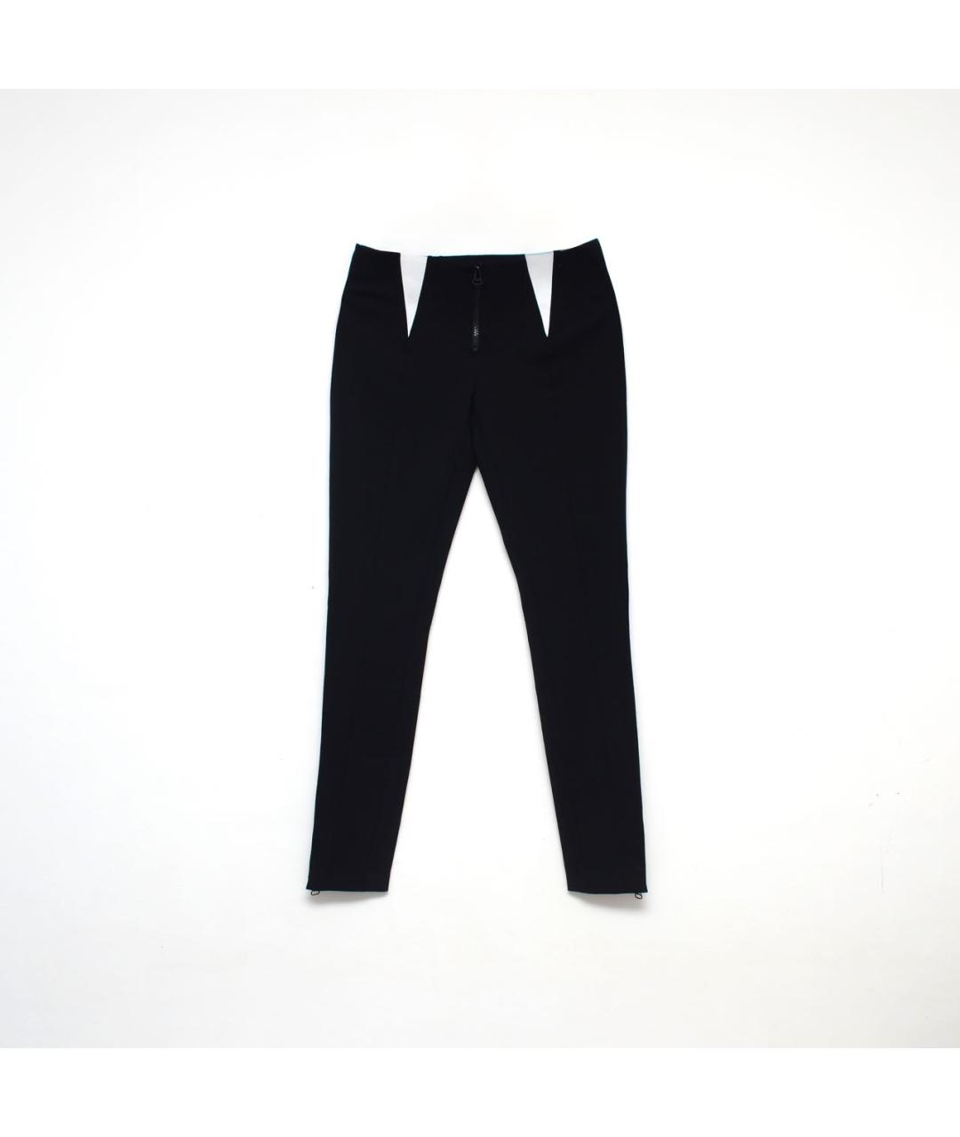 PIERRE BALMAIN Черные шерстяные брюки узкие, фото 7