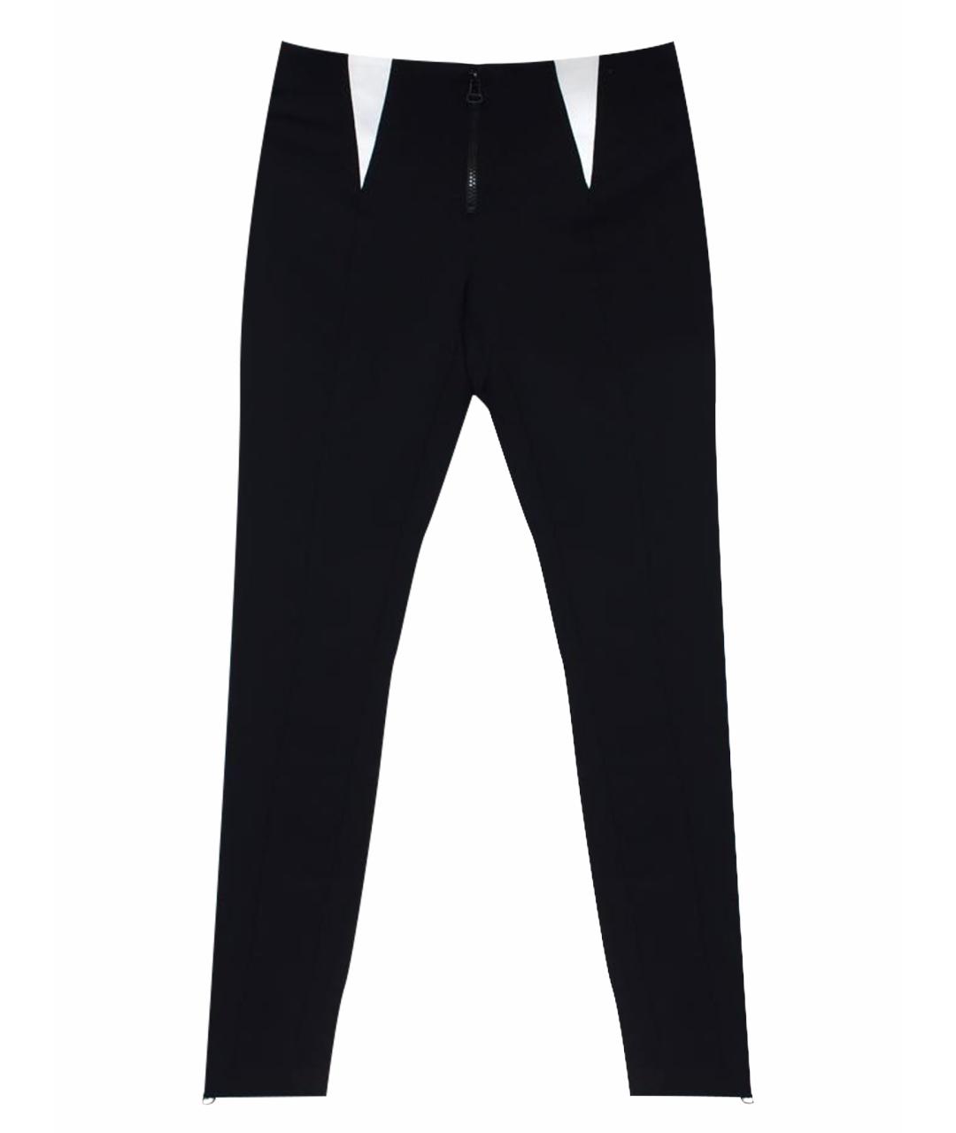 PIERRE BALMAIN Черные шерстяные брюки узкие, фото 1