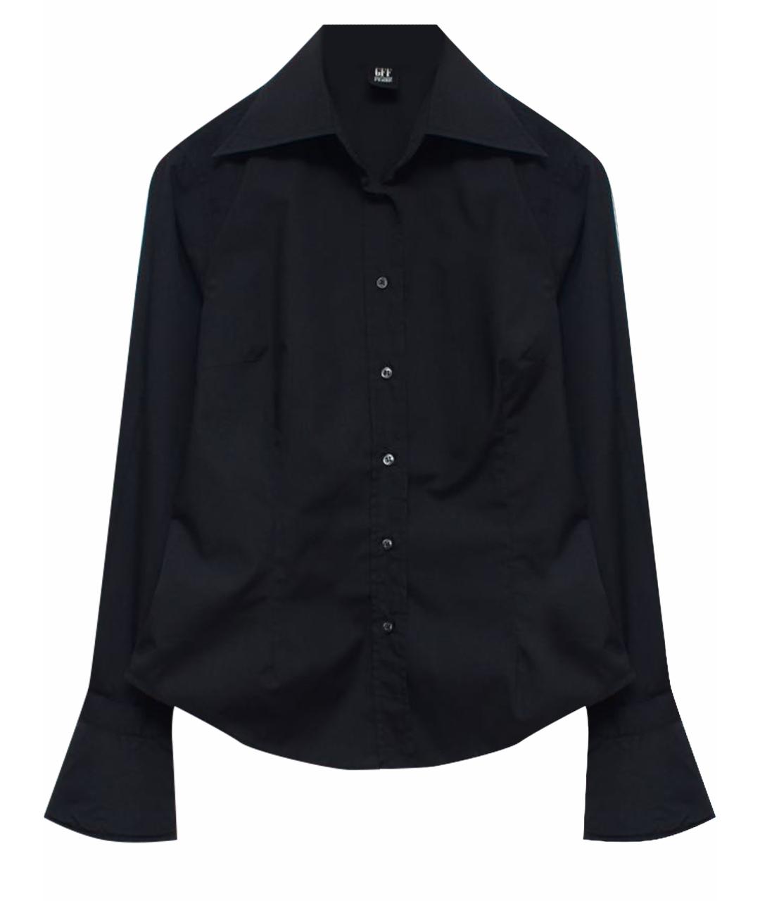 GIANFRANCO FERRE Черная хлопковая рубашка, фото 9