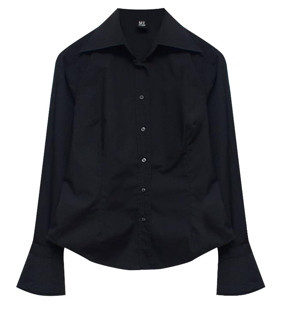 GIANFRANCO FERRE Черная хлопковая рубашка, фото 1
