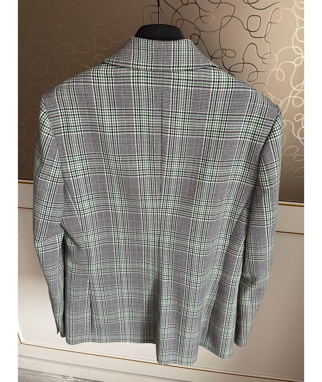MSGM Зеленый шерстяной жакет/пиджак, фото 3