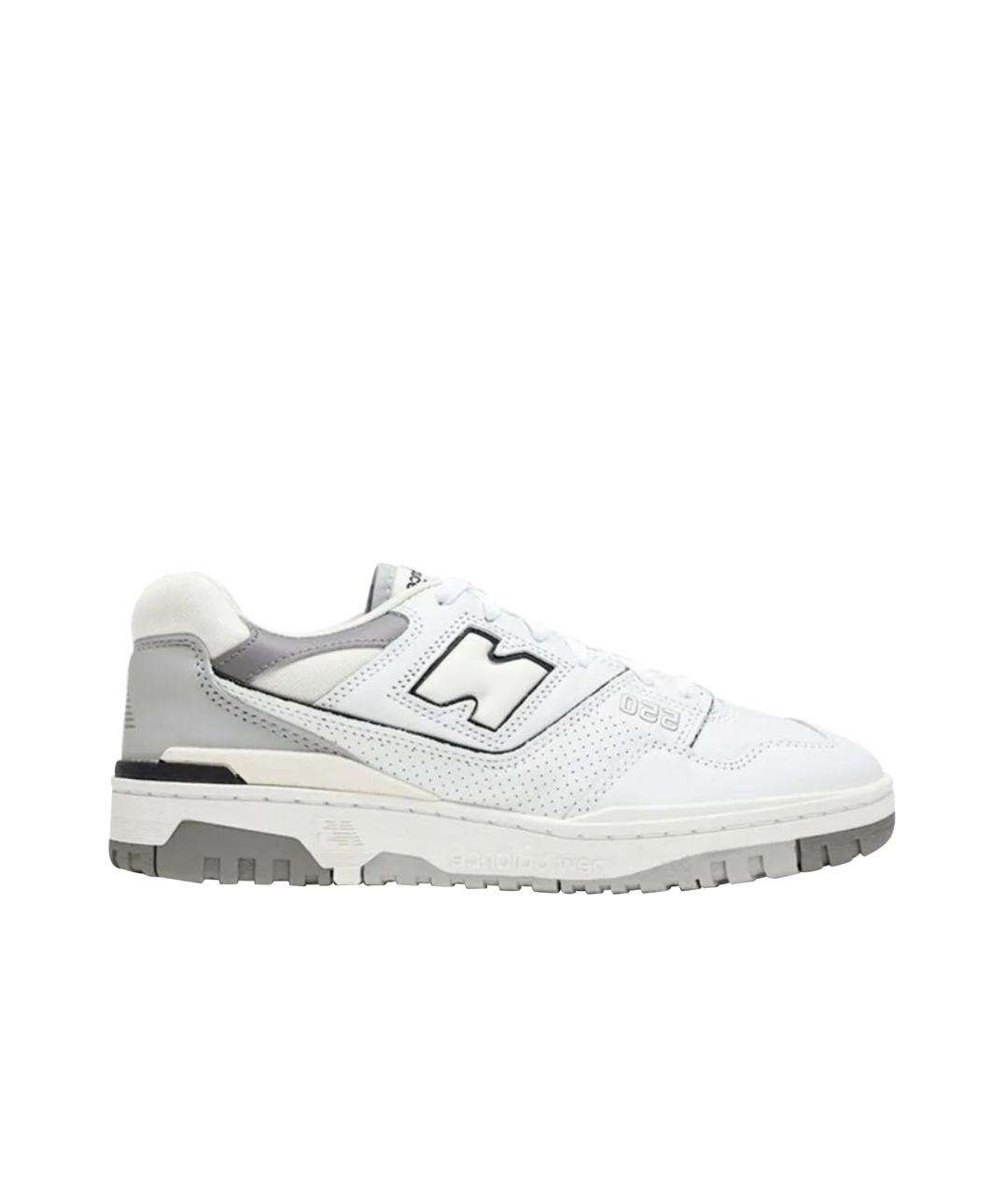 NEW BALANCE Серые кожаные кроссовки, фото 1