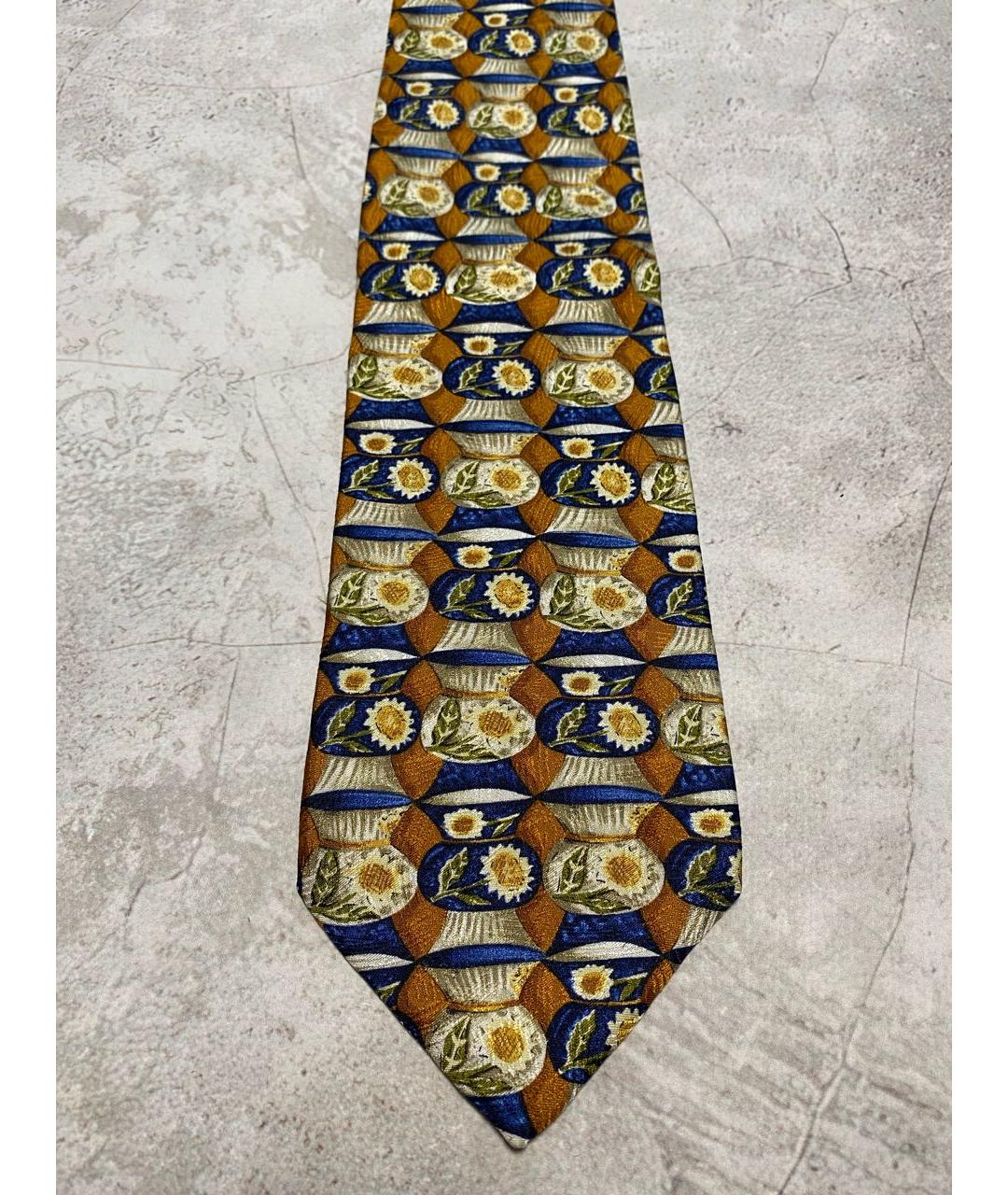ERMENEGILDO ZEGNA Мульти шелковый галстук, фото 8
