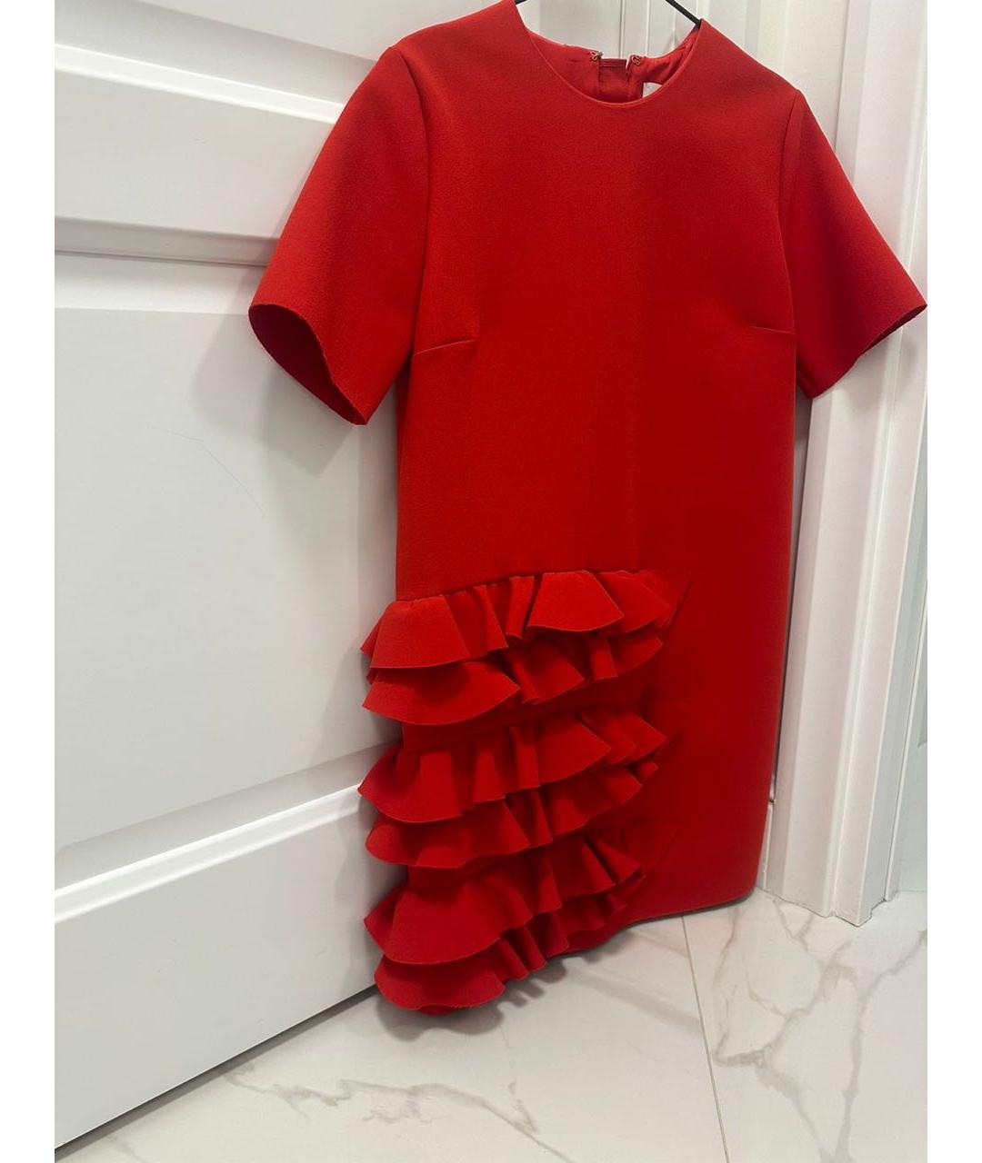 MSGM Красное повседневное платье, фото 4