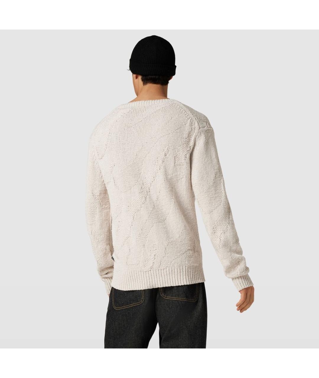 IRO Бежевый хлопковый джемпер / свитер, фото 2