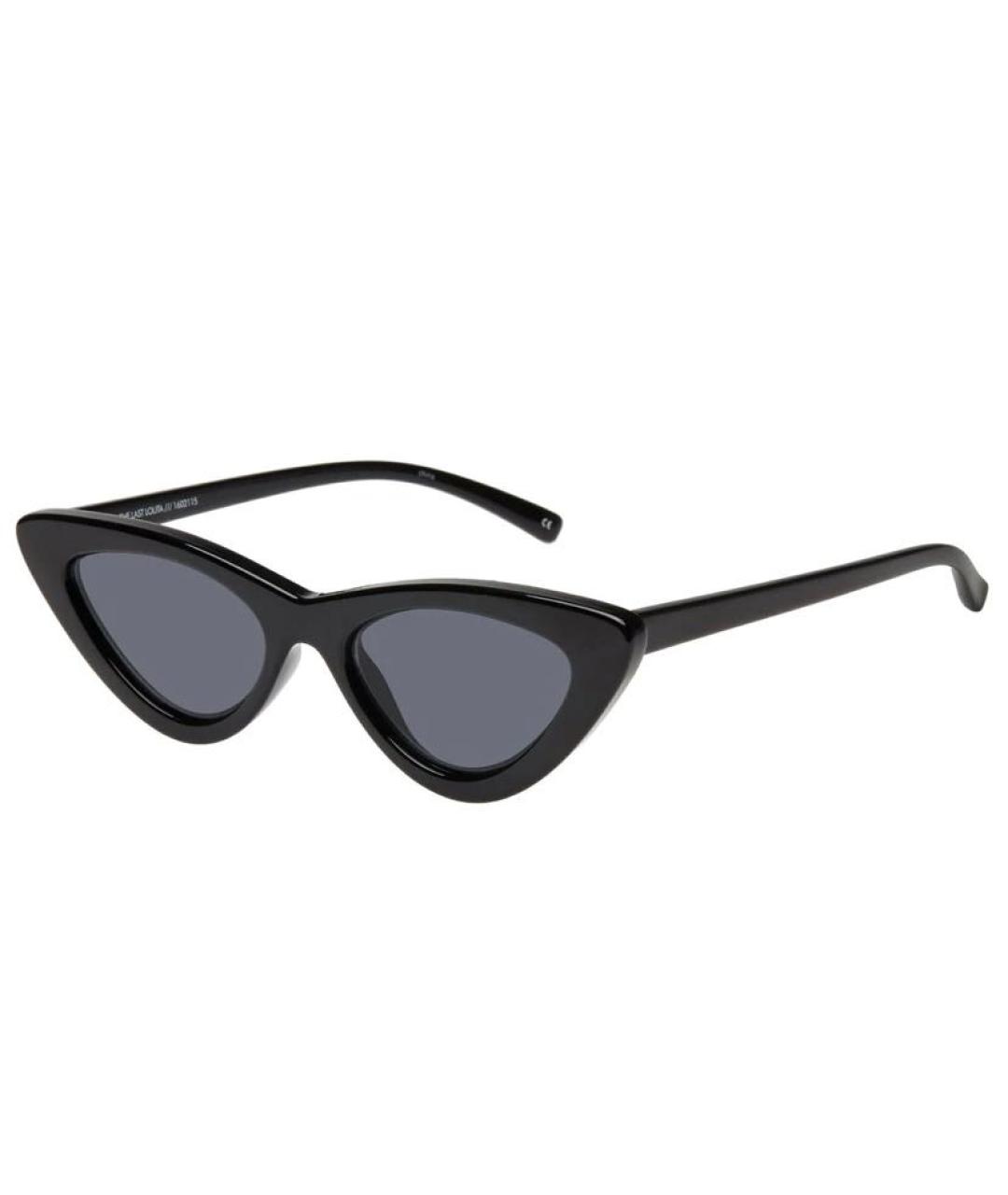 LE SPECS Черные пластиковые солнцезащитные очки, фото 2