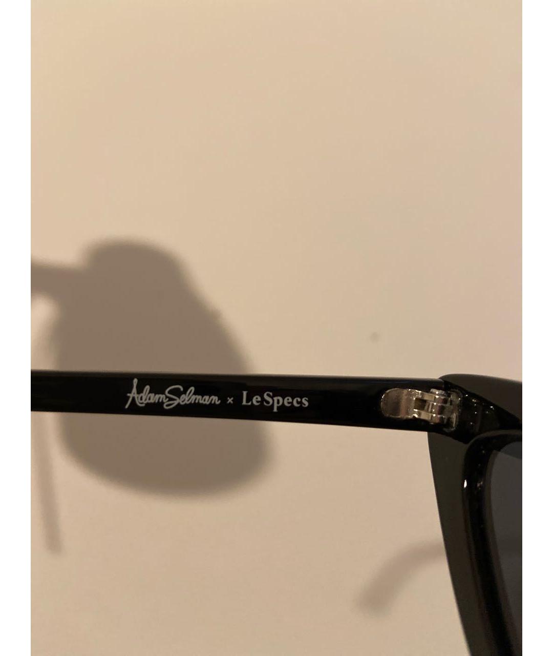 LE SPECS Черные пластиковые солнцезащитные очки, фото 8