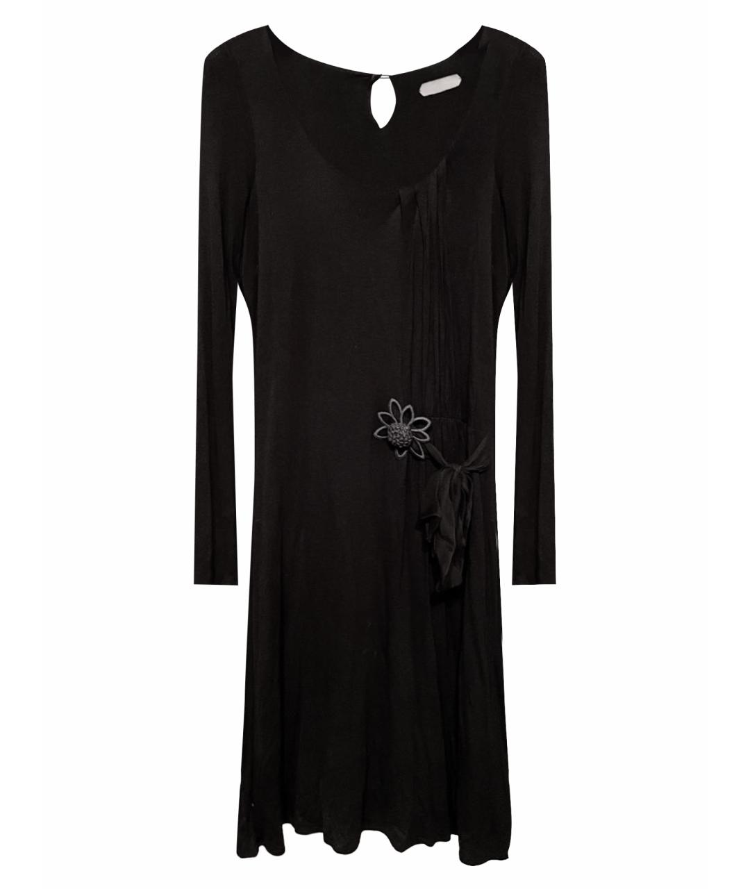 DOROTHEE SCHUMACHER Черное вискозное повседневное платье, фото 1