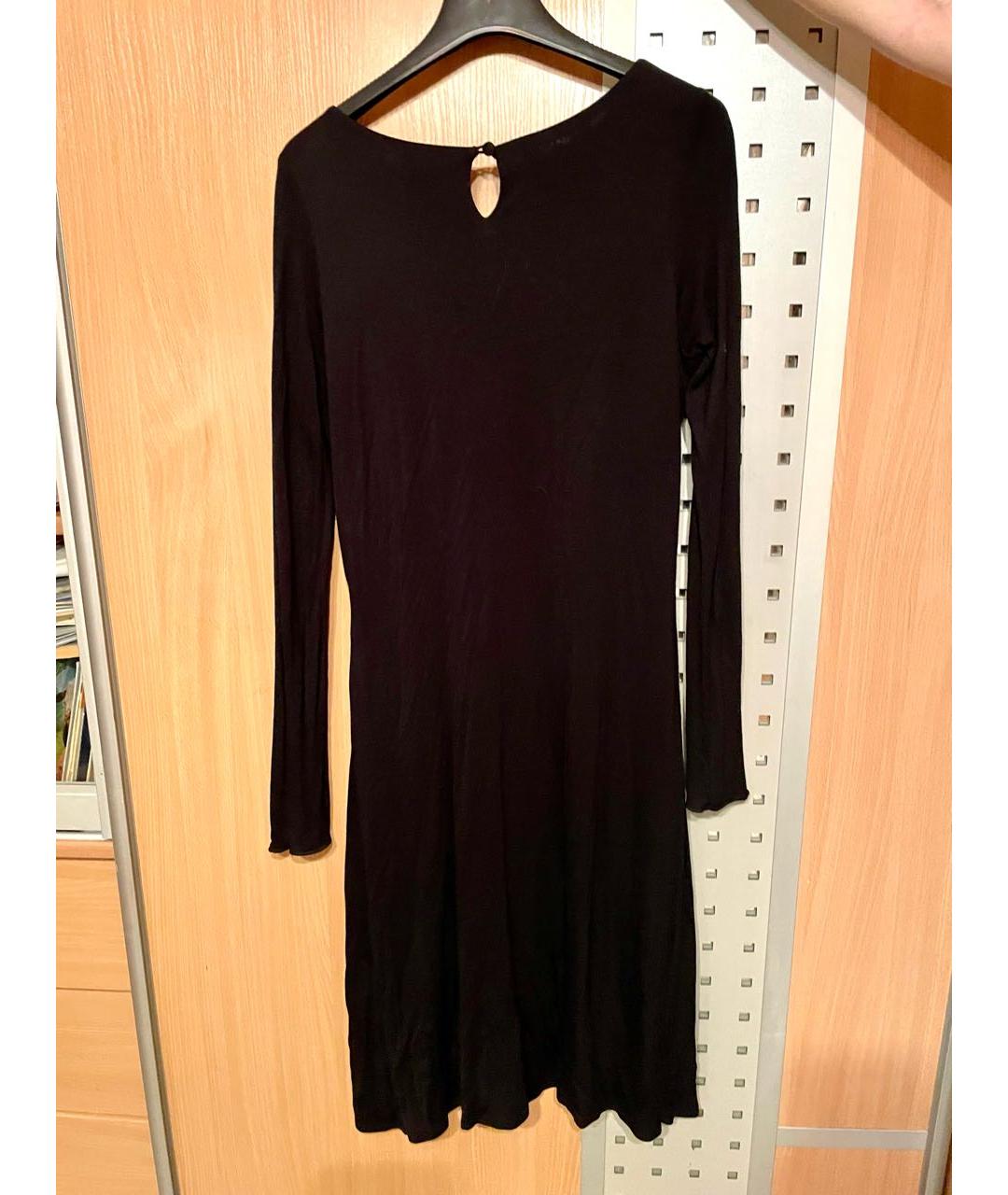 DOROTHEE SCHUMACHER Черное вискозное повседневное платье, фото 2