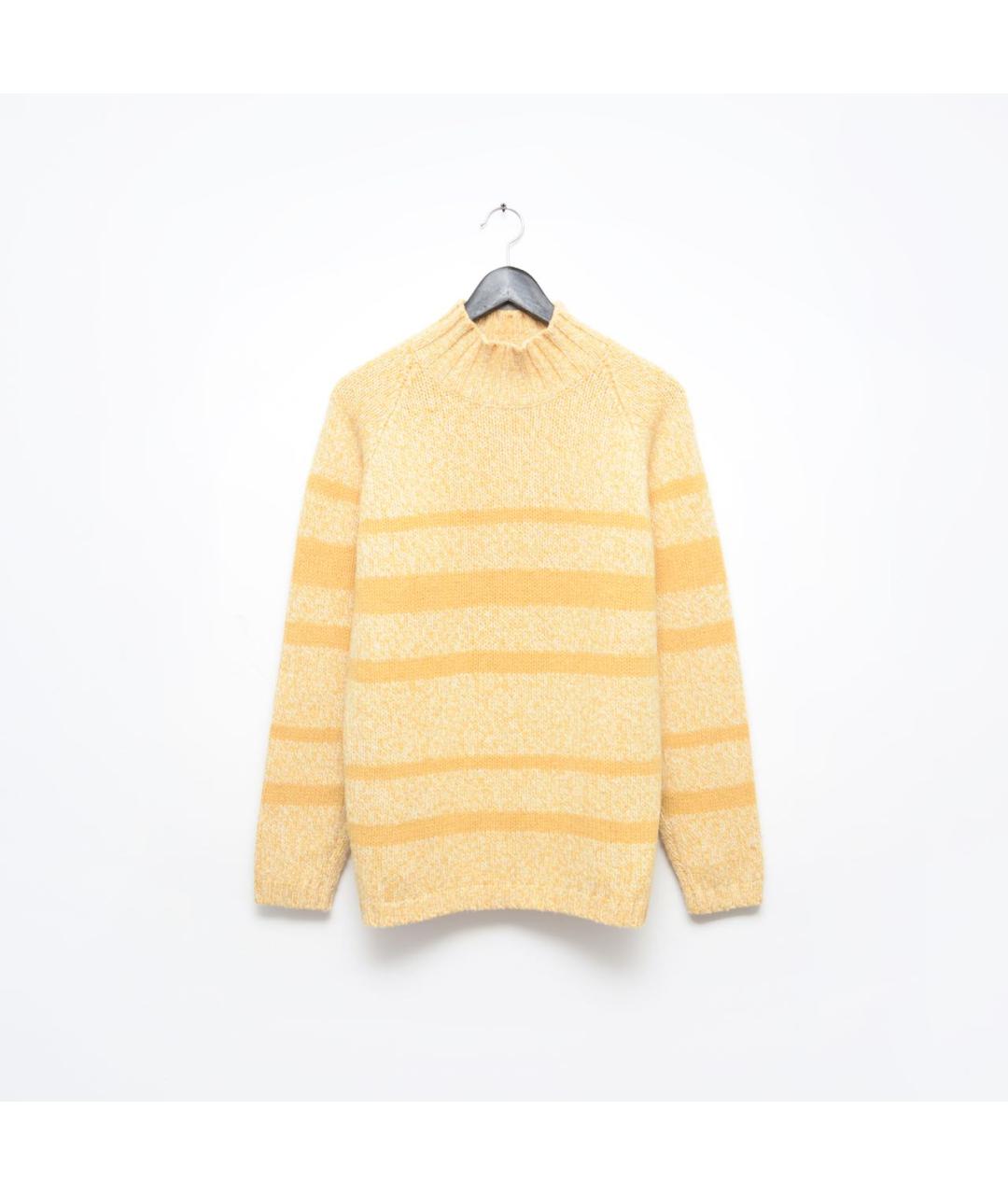 GRAN SASSO Желтый шерстяной джемпер / свитер, фото 6