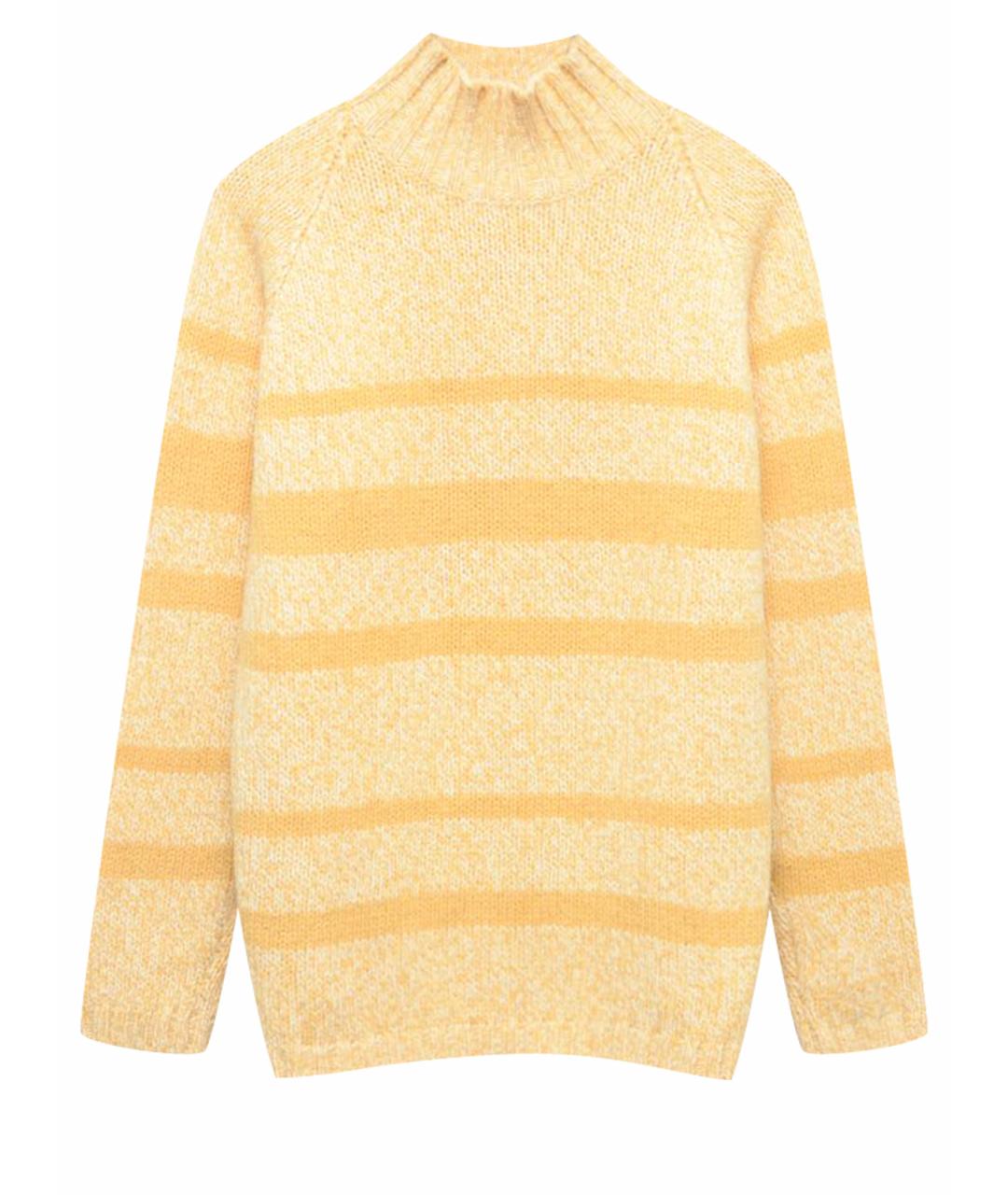 GRAN SASSO Желтый шерстяной джемпер / свитер, фото 1