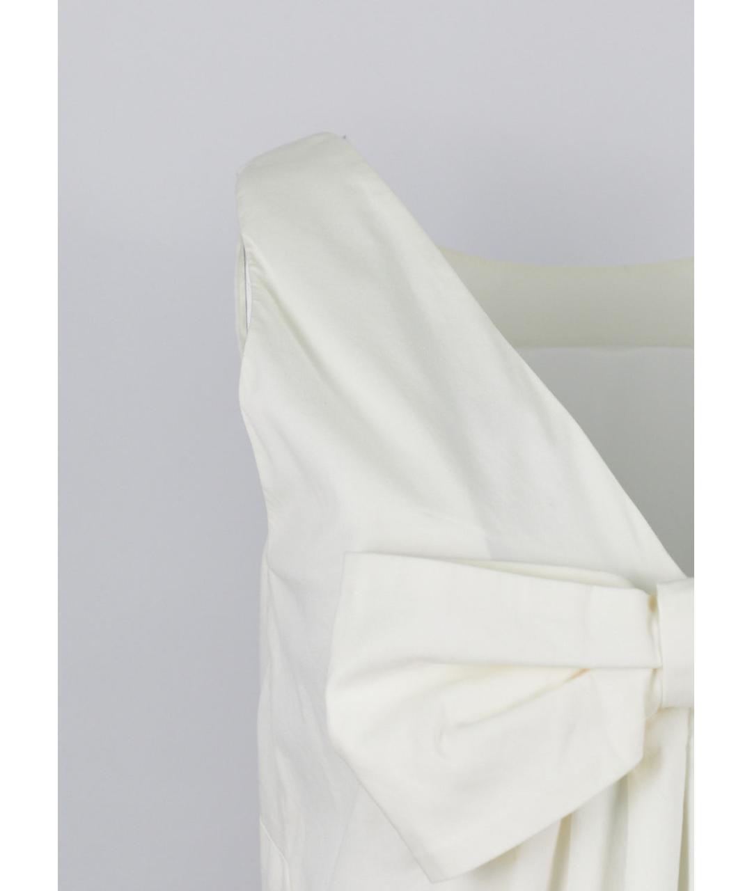 RED VALENTINO Белый хлопковый костюм с юбками, фото 3