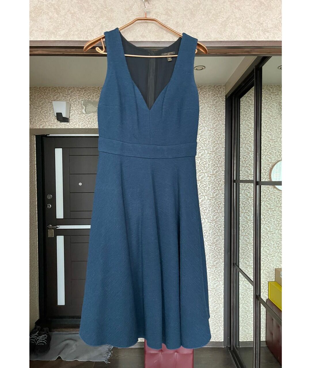 LOUIS VUITTON PRE-OWNED Синее повседневное платье, фото 6