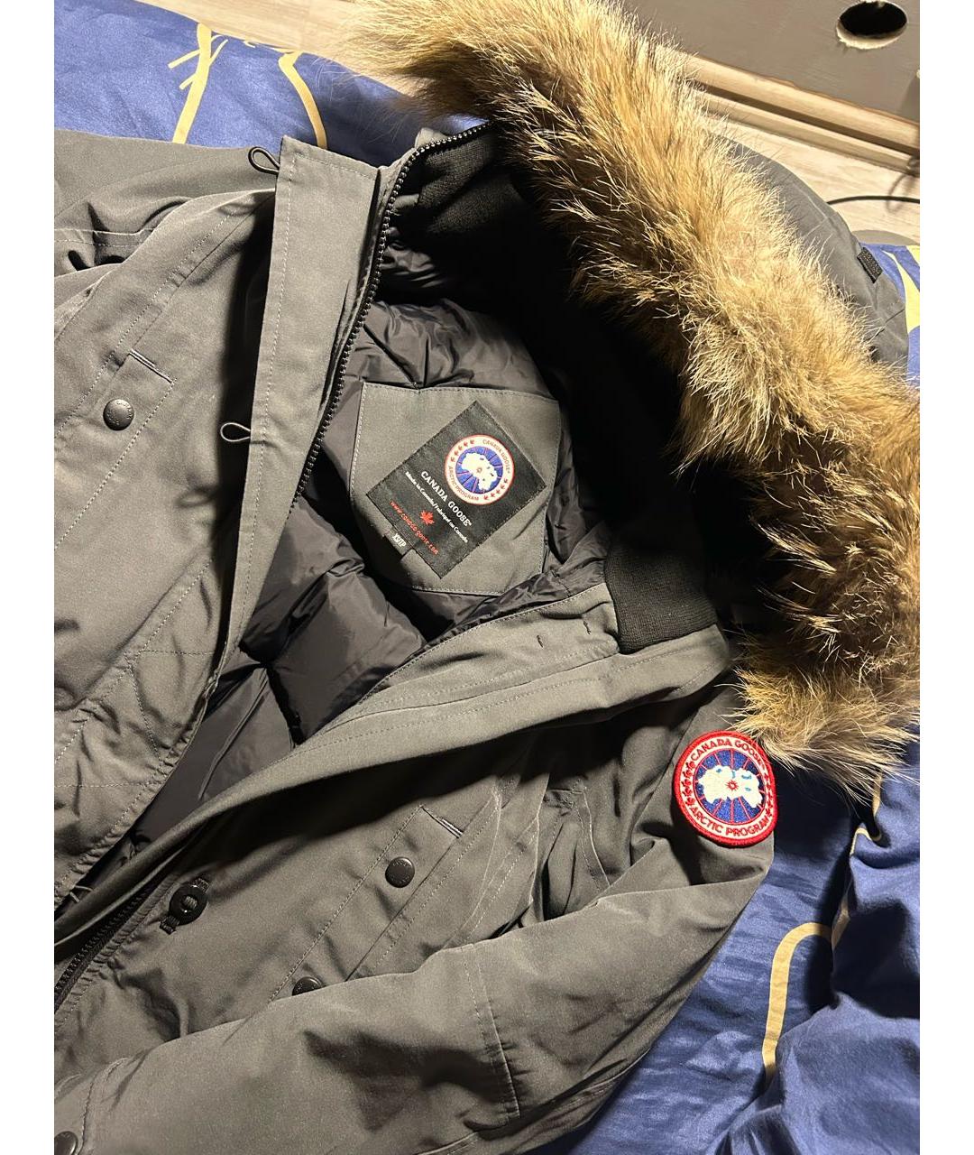 CANADA GOOSE Антрацитовая парка, фото 3