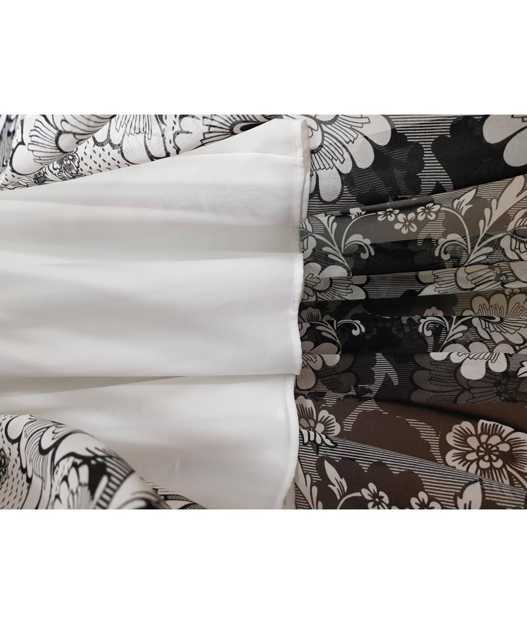 TWIN-SET Мульти полиэстеровая юбка миди, фото 4