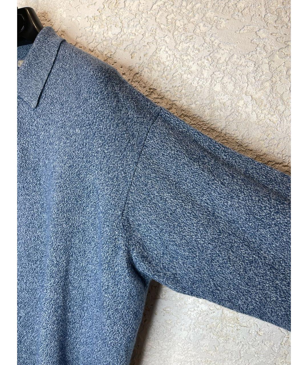 AGNONA Голубой кашемировый джемпер / свитер, фото 6