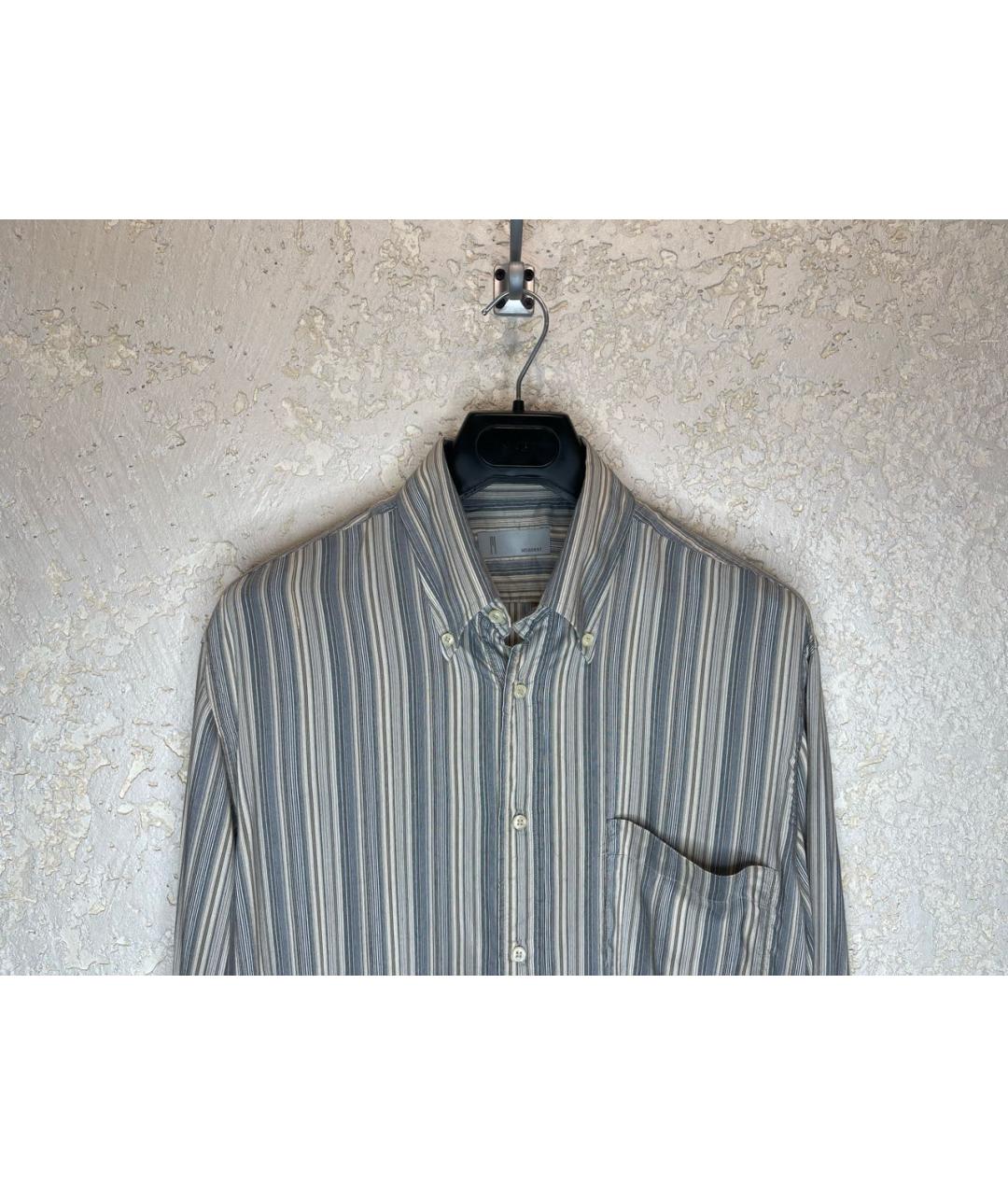 MISSONI Серая шелковая классическая рубашка, фото 2