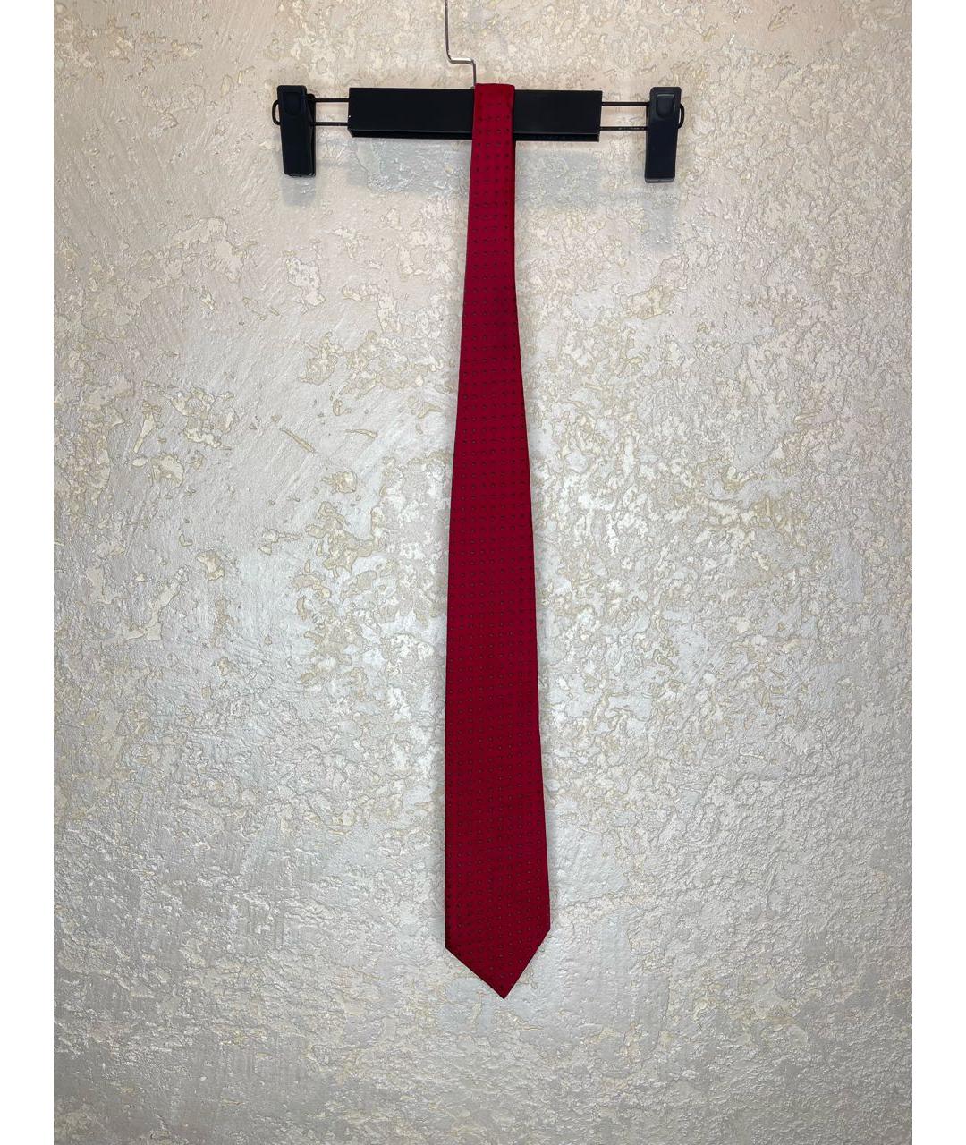 CANALI Бордовый шелковый галстук, фото 8