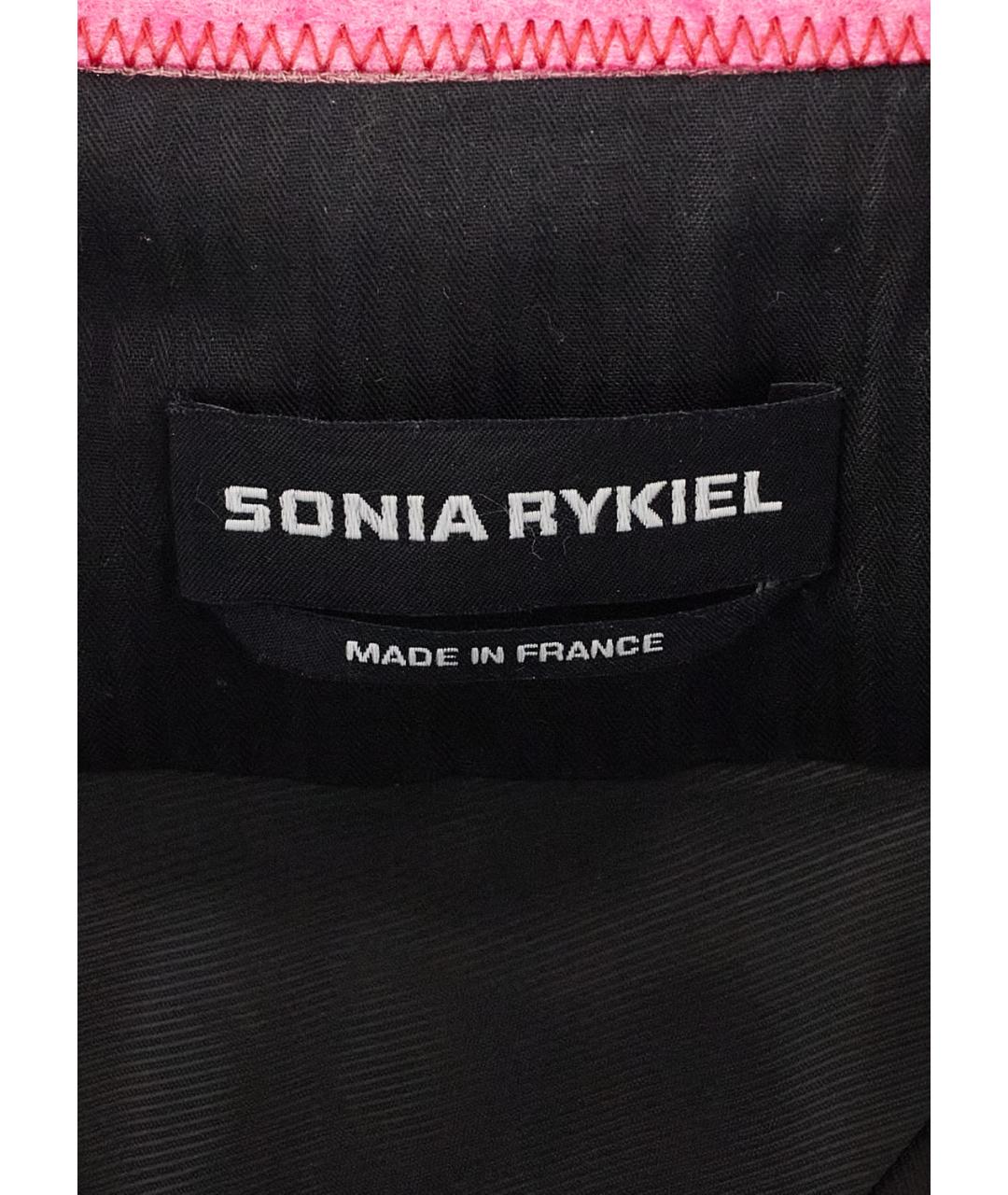 SONIA RYKIEL Розовый шерстяной жакет/пиджак, фото 3