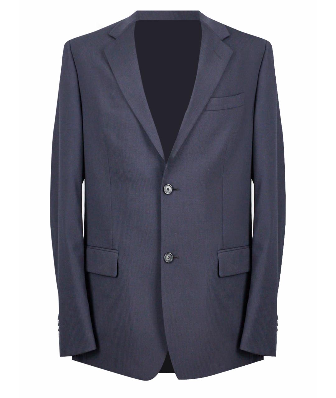 PRADA Синий полиэстеровый пиджак, фото 1