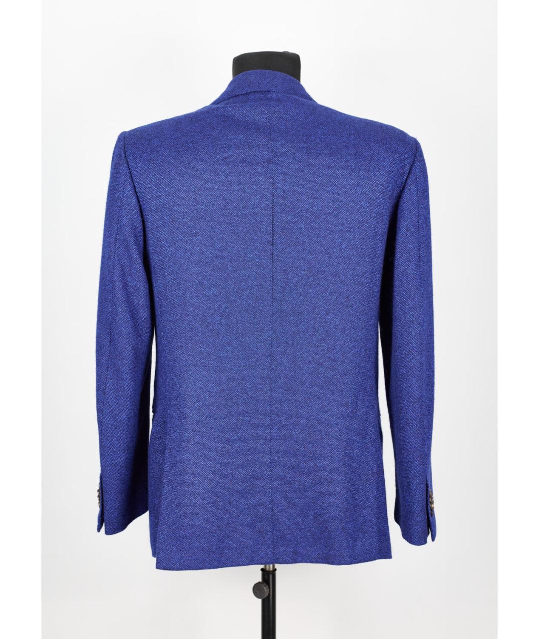 FINAMORE 1925 NAPOLI Синий кашемировый пиджак, фото 2