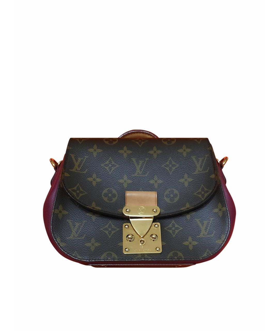 LOUIS VUITTON Коричневая кожаная сумка через плечо, фото 1