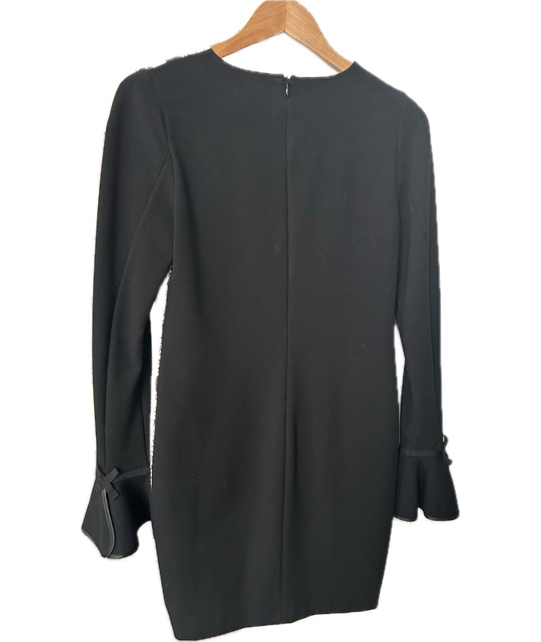 CAVALLI CLASS Черное вискозное повседневное платье, фото 3