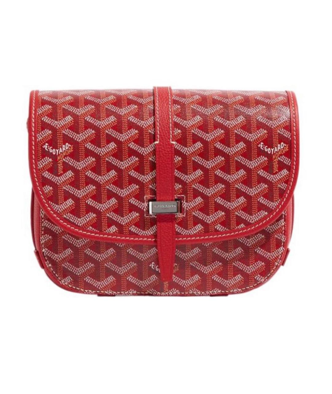 GOYARD Красная сумка через плечо, фото 2