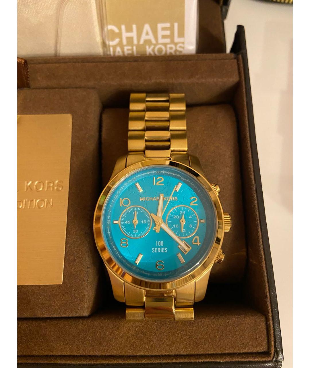 MICHAEL KORS Золотые часы, фото 6